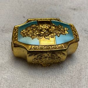 Vintage Gold Jewelry Box